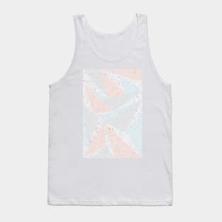 Terrazzo Poster XI Graphic Pastel Triangles Tank Top